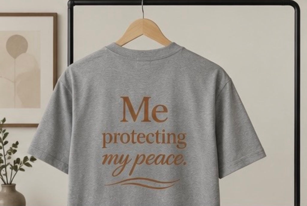 Me, Protecting My Peace – Unisex Oversized T-Shirt