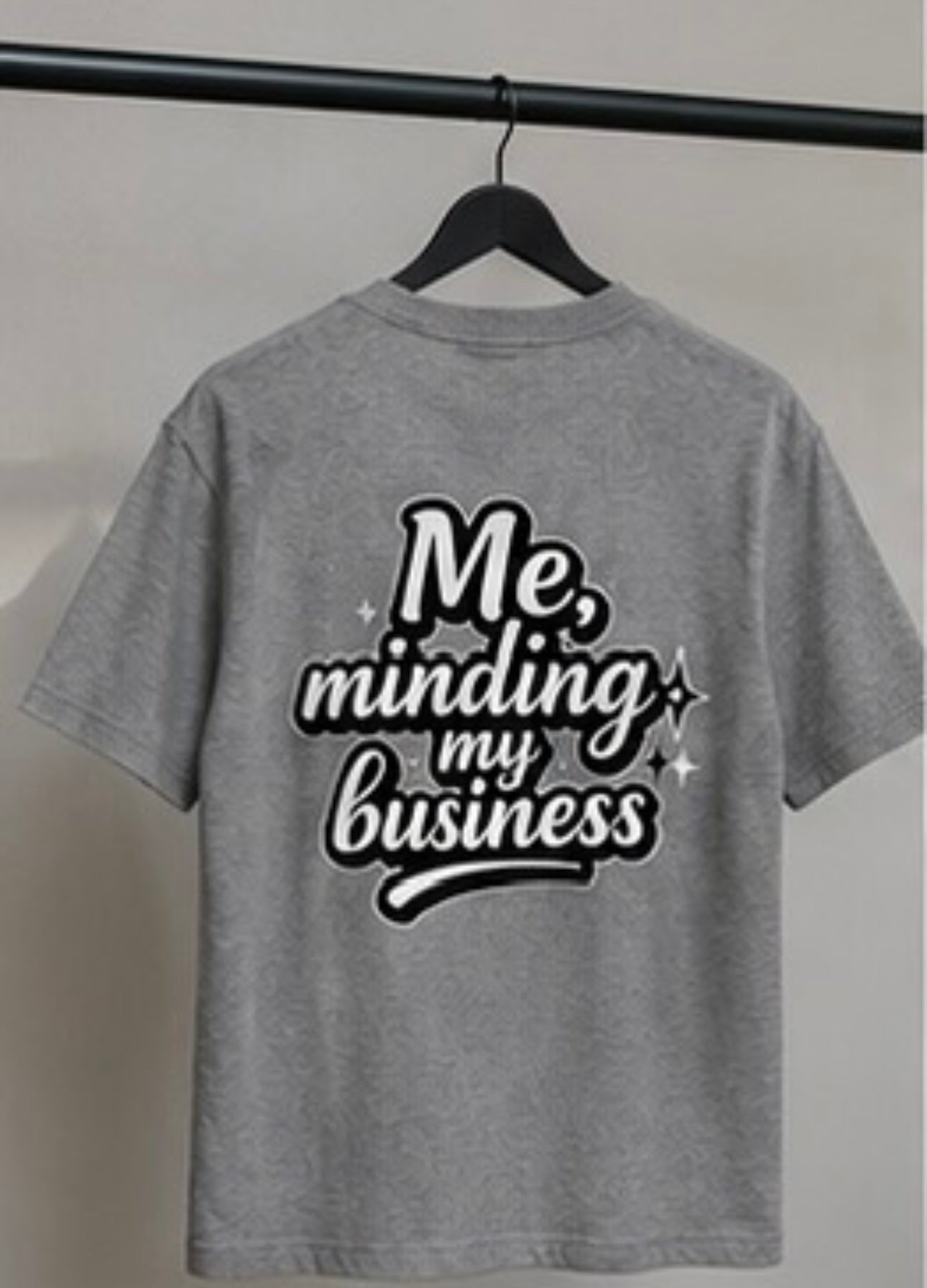 Me, Minding My Business – Unisex Oversized T-Shirt