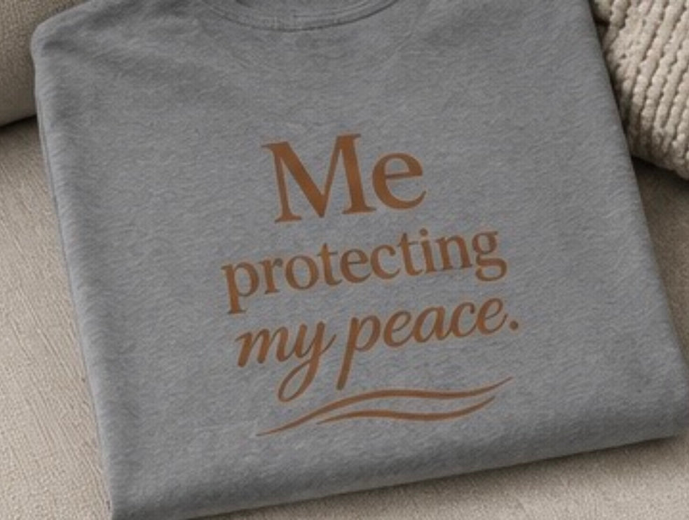Me, Protecting My Peace – Unisex Oversized T-Shirt