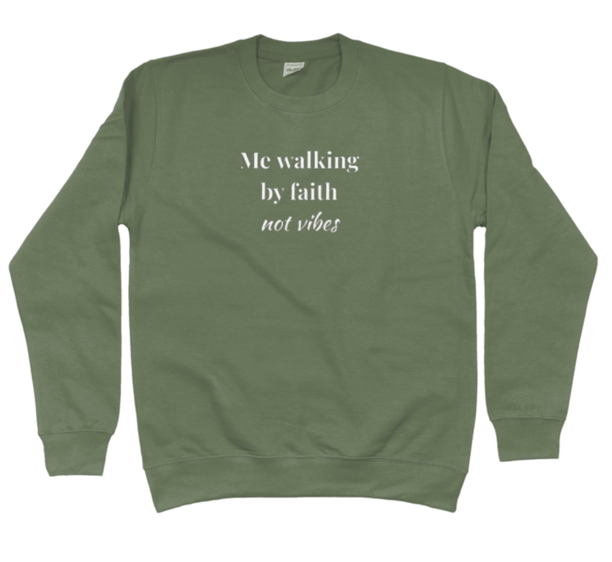 Me Walking by Faith Not Vibes Hoodie | Unisex Sweatshirt