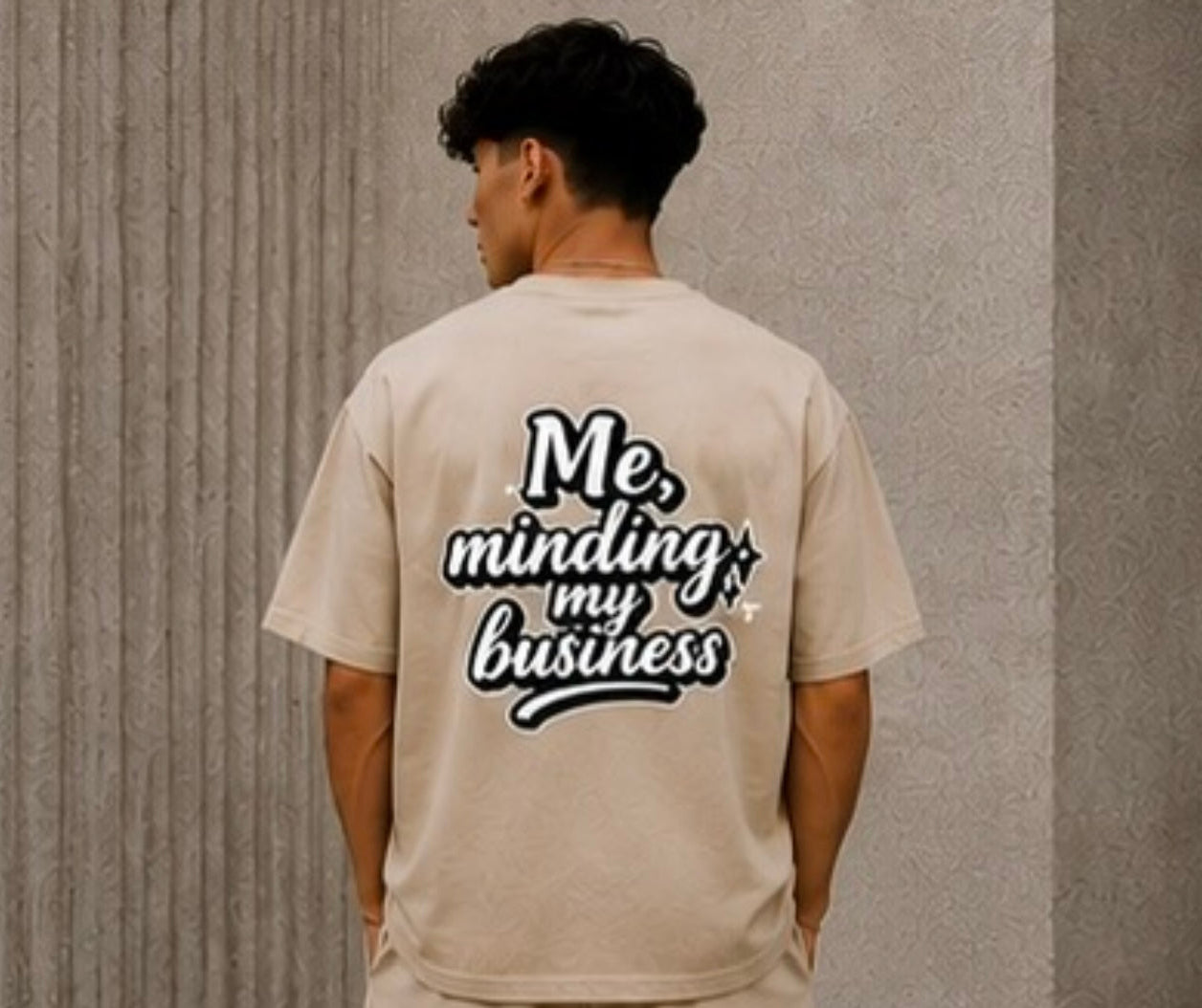 Me, Minding My Business – Unisex Oversized T-Shirt