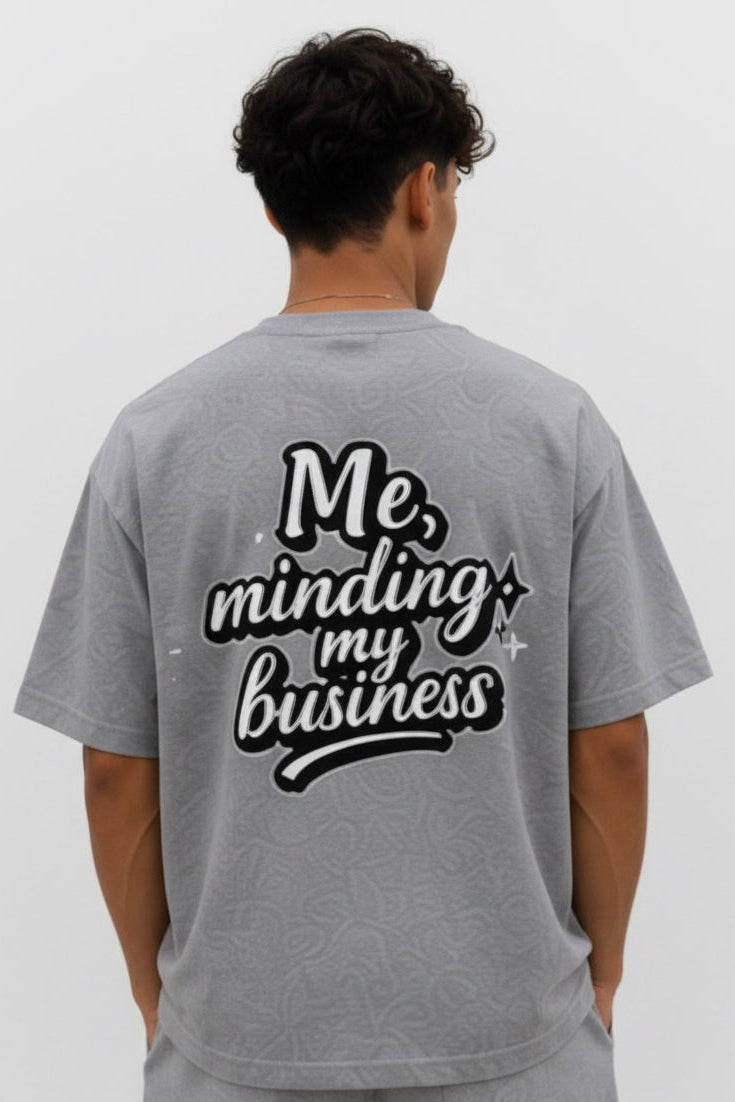 Me, Minding My Business – Unisex Oversized T-Shirt