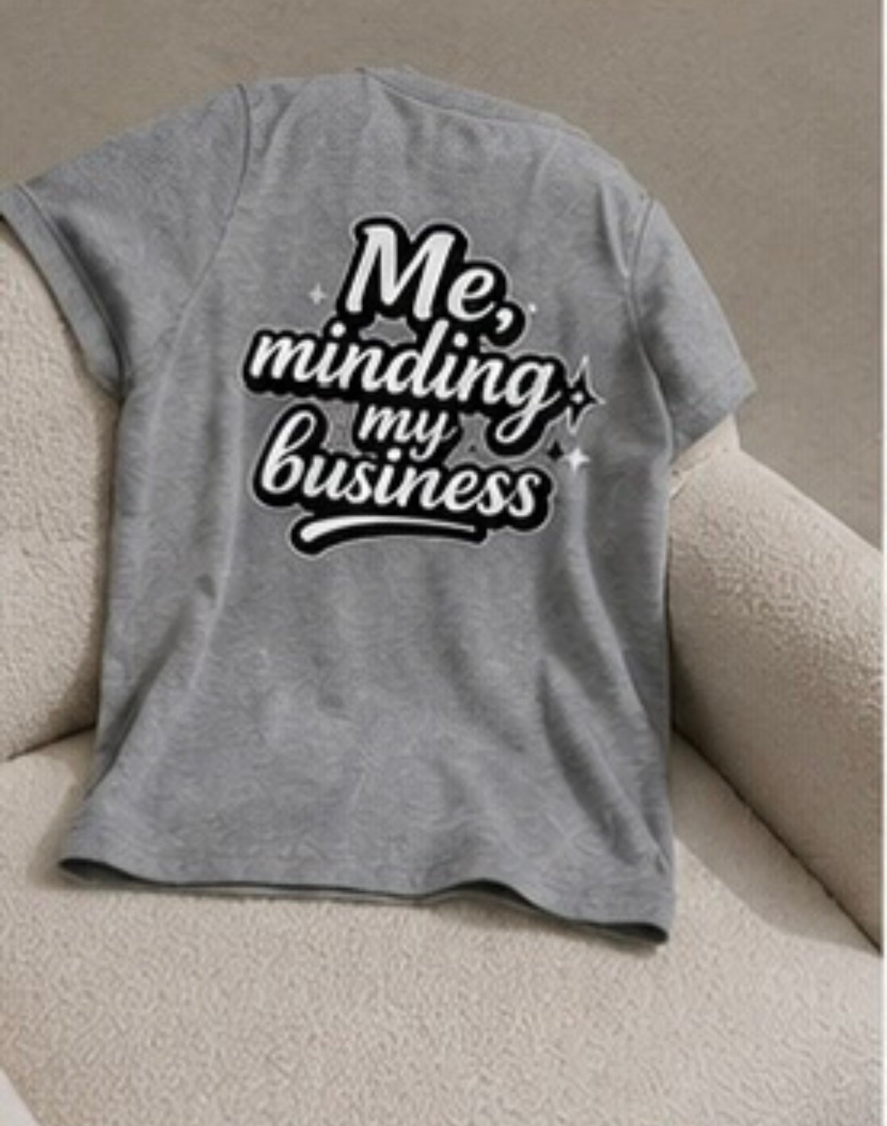Me, Minding My Business – Unisex Oversized T-Shirt