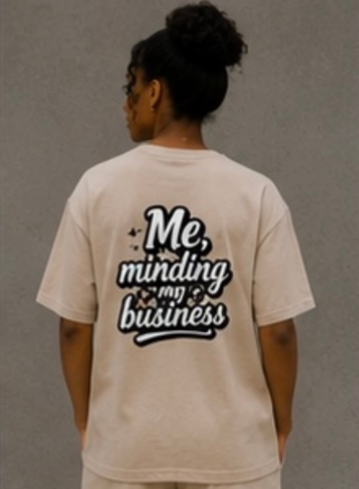 Me, Minding My Business – Unisex Oversized T-Shirt