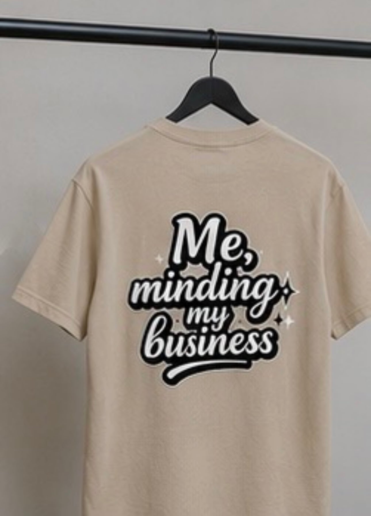 Me, Minding My Business – Unisex Oversized T-Shirt