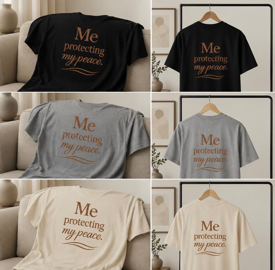 Me, Protecting My Peace – Unisex Oversized T-Shirt