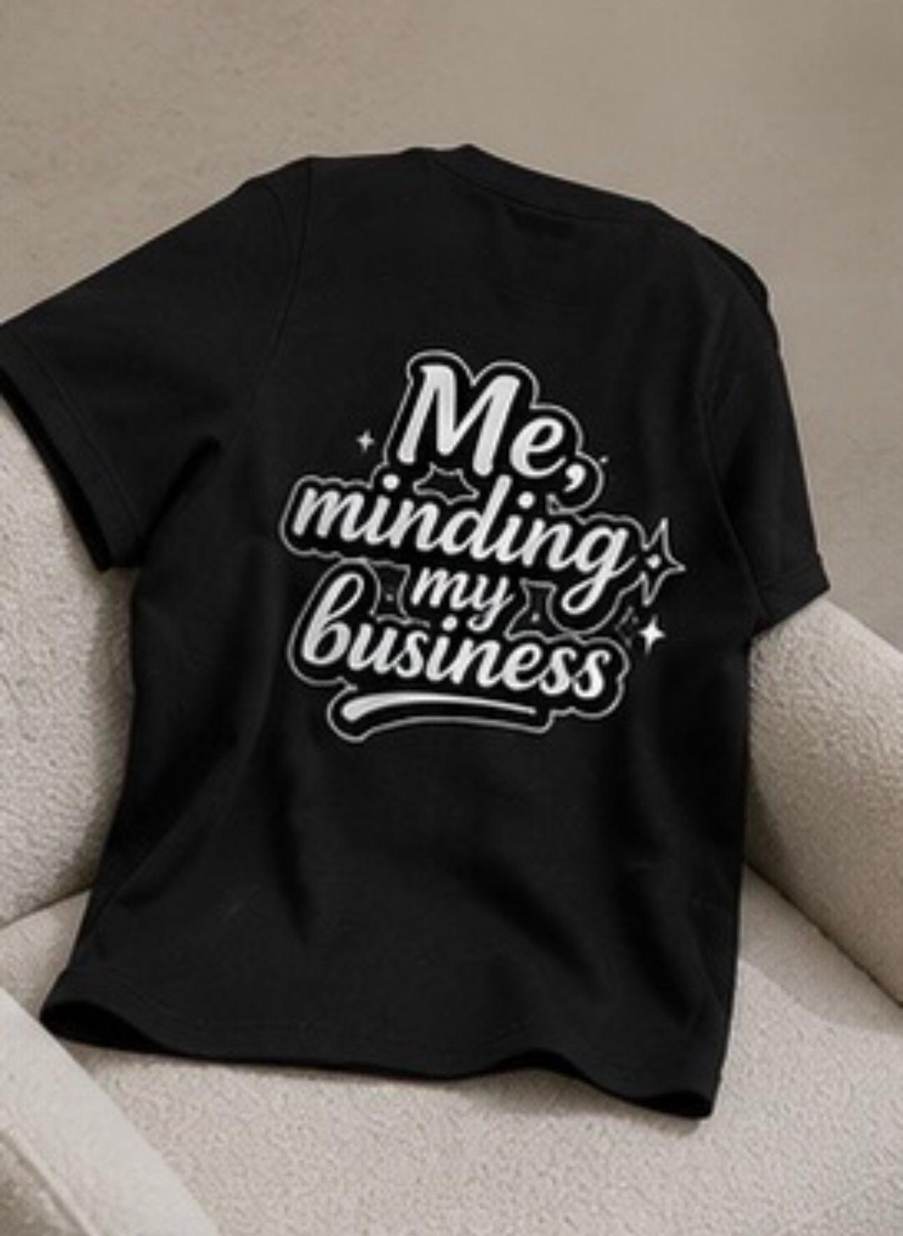 Me, Minding My Business – Unisex Oversized T-Shirt