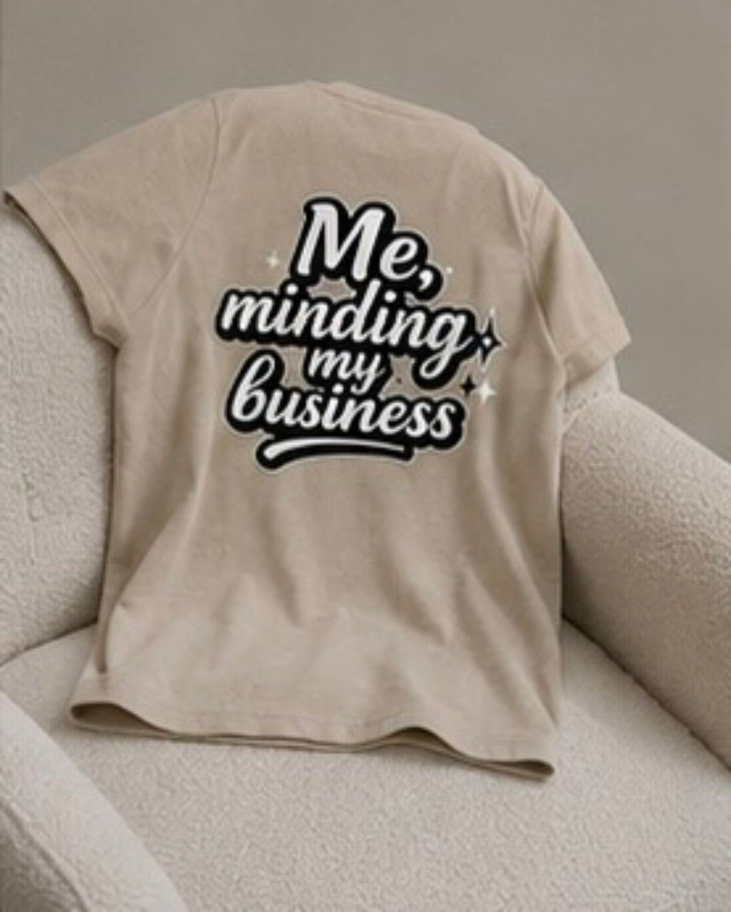 Me, Minding My Business – Unisex Oversized T-Shirt