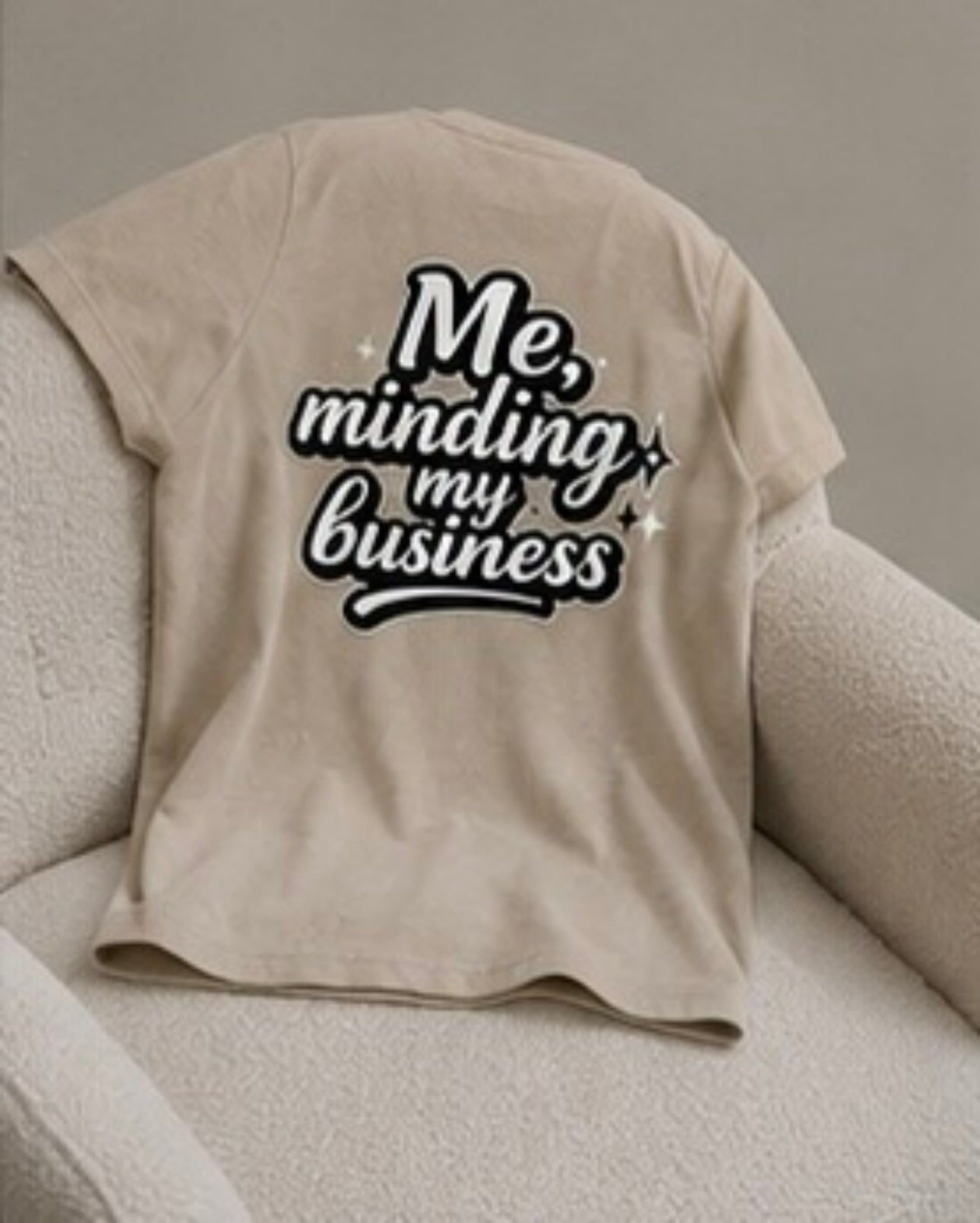 Me, Minding My Business – Unisex Oversized T-Shirt