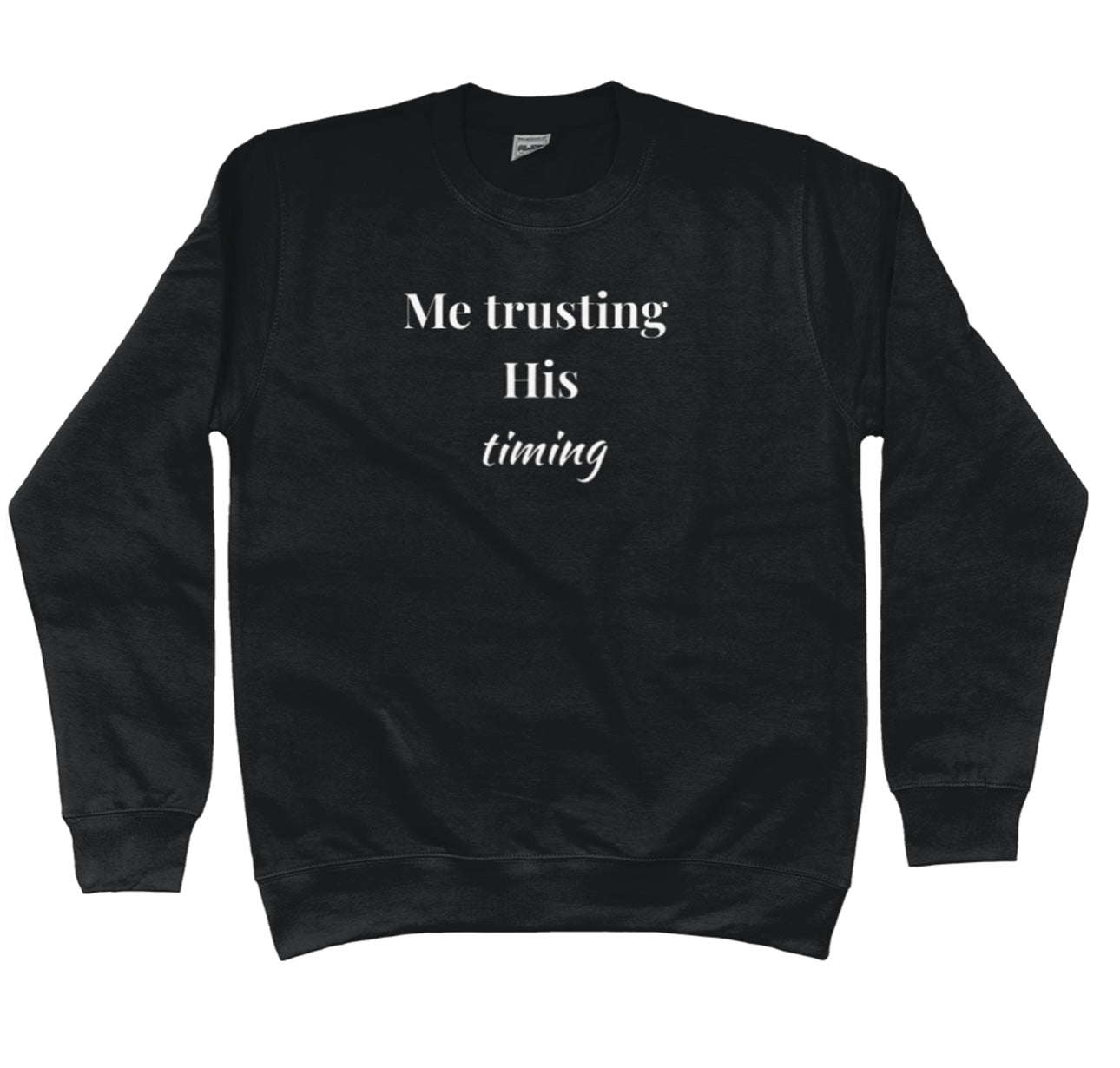 Me Trusting His Timing Hoodie | Faith & Flow Sweatshirt