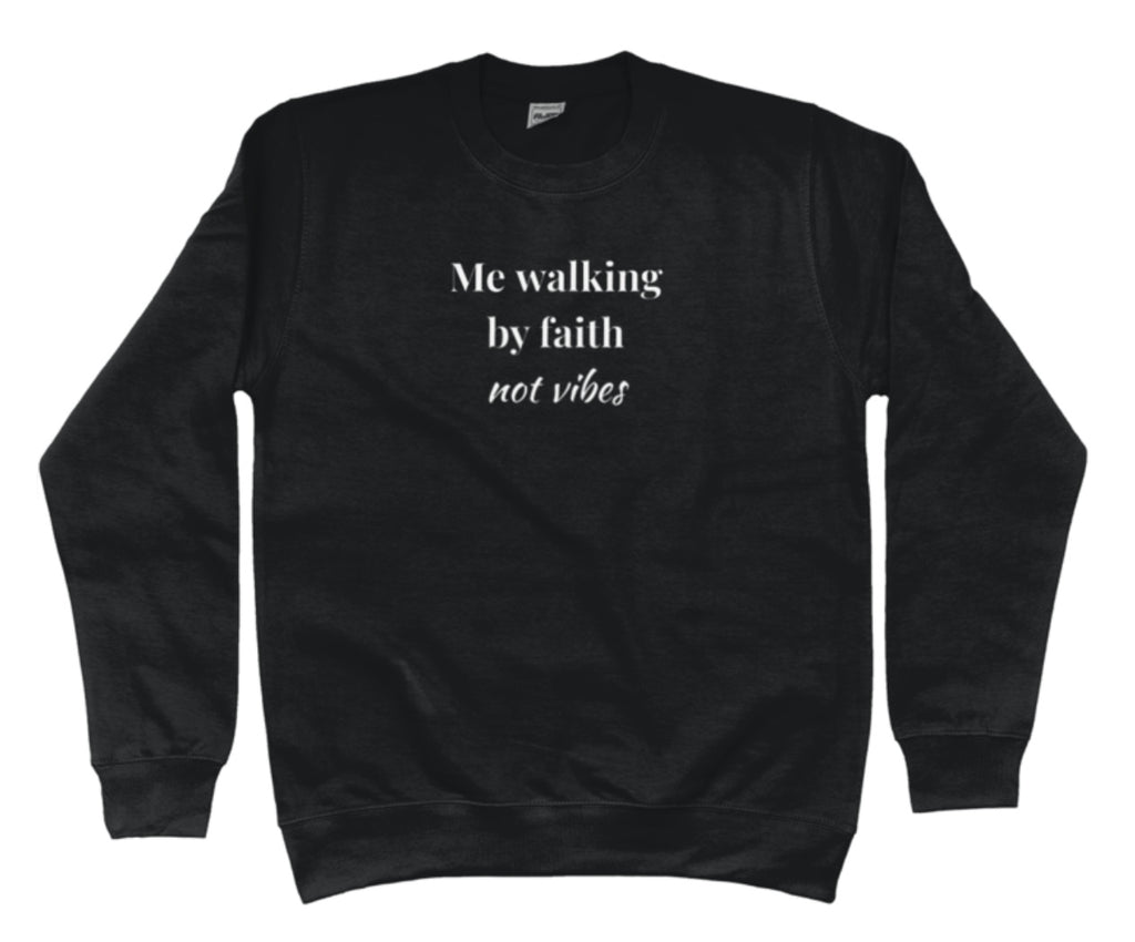 Me Walking by Faith Not Vibes Hoodie | Unisex Sweatshirt