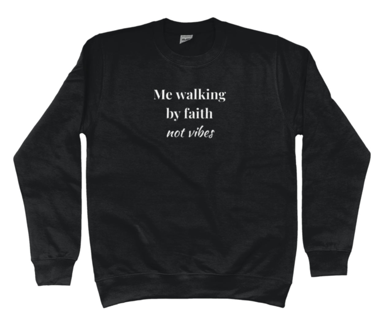 Me Walking by Faith Not Vibes Hoodie | Unisex Sweatshirt